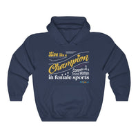 Thumbnail for Printify Hoodie Navy / S Live like a Champion
