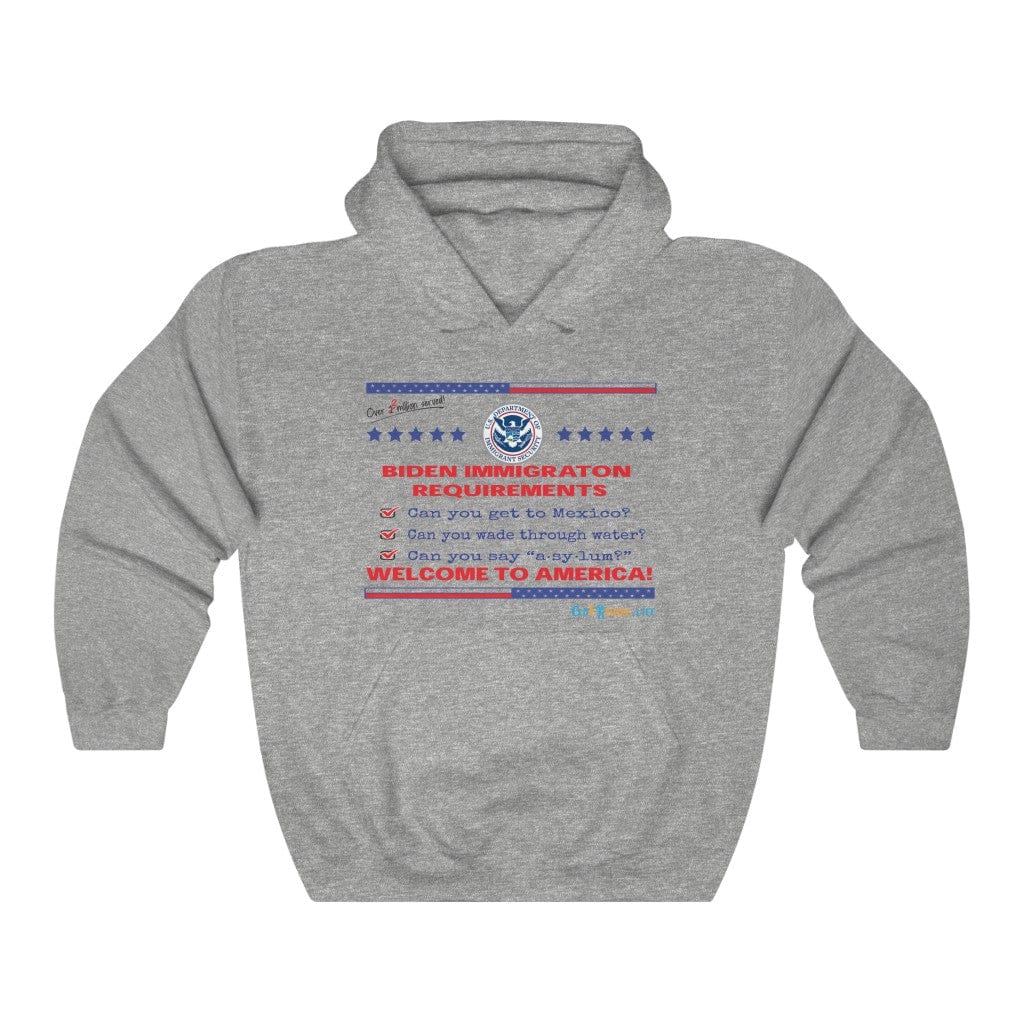 Printify Hoodie Sport Grey / S Immigration Requirements