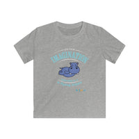Thumbnail for Printify Kids clothes XS / Sport Grey Identify as a flying hippo