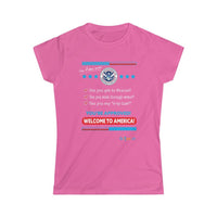 Thumbnail for Printify T-Shirt Azalea / S Women's - Welcome to America