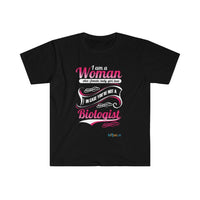 Thumbnail for Printify T-Shirt Black / S I am a Woman - fancy