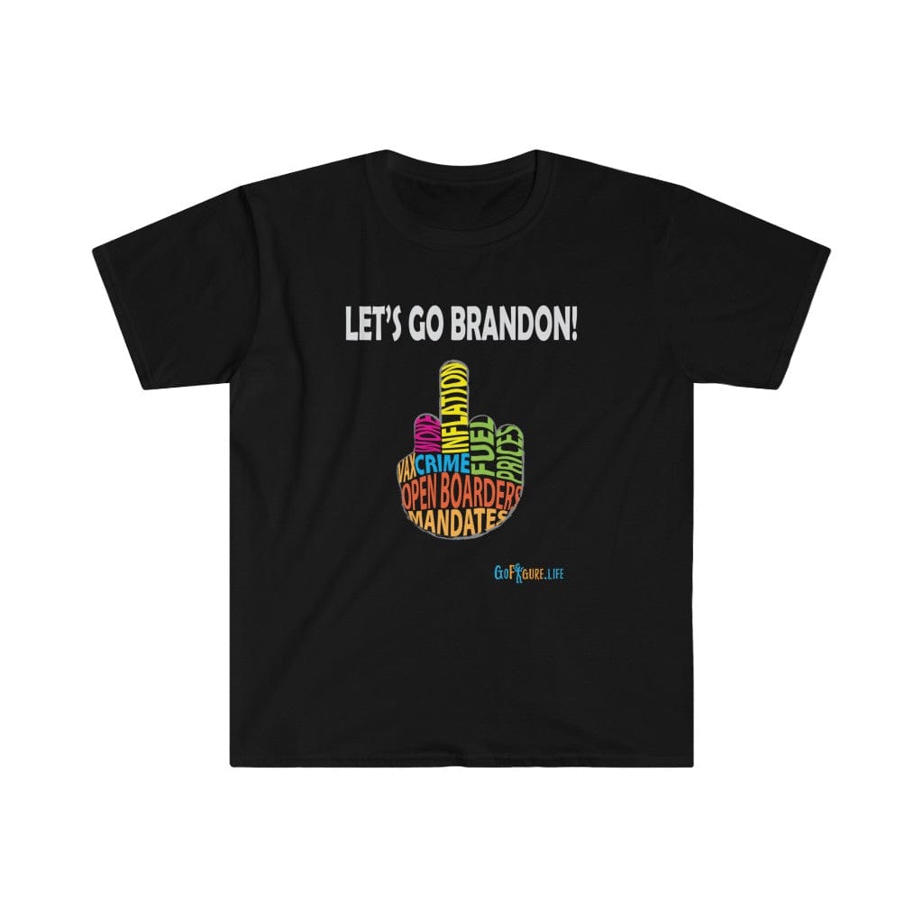 Printify T-Shirt Black / S Let’s go Brandon!