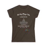 Thumbnail for Printify T-Shirt Dark Chocolate / XL Women's - The Real Magic City