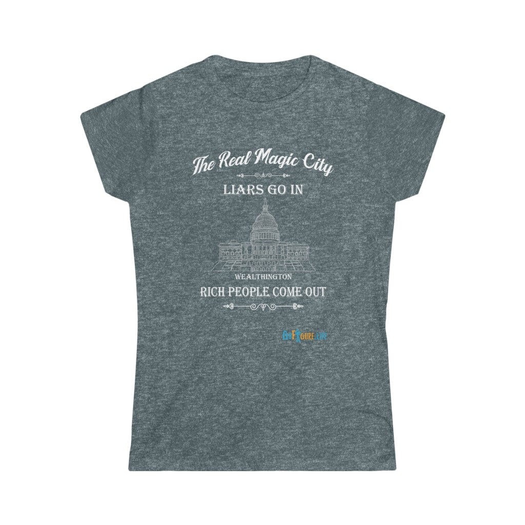 Printify T-Shirt Dark Heather / S Women's - The Real Magic City