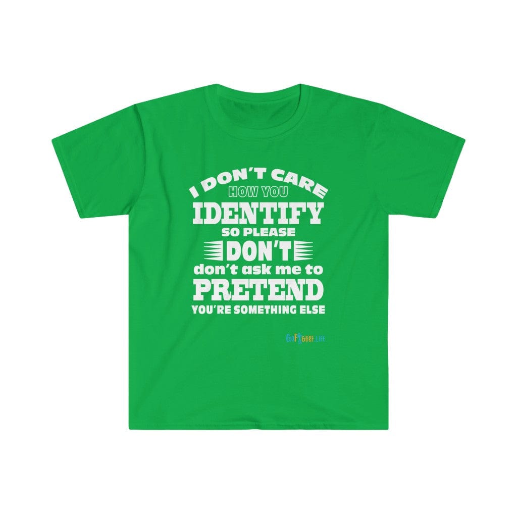 Printify T-Shirt Irish Green / S I don't care