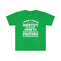 Thumbnail for Printify T-Shirt Irish Green / S I don't care