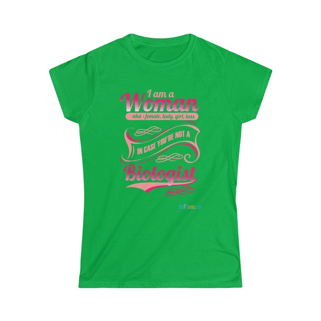 Printify T-Shirt Irish Green / S Women's - I am a Woman - fancy