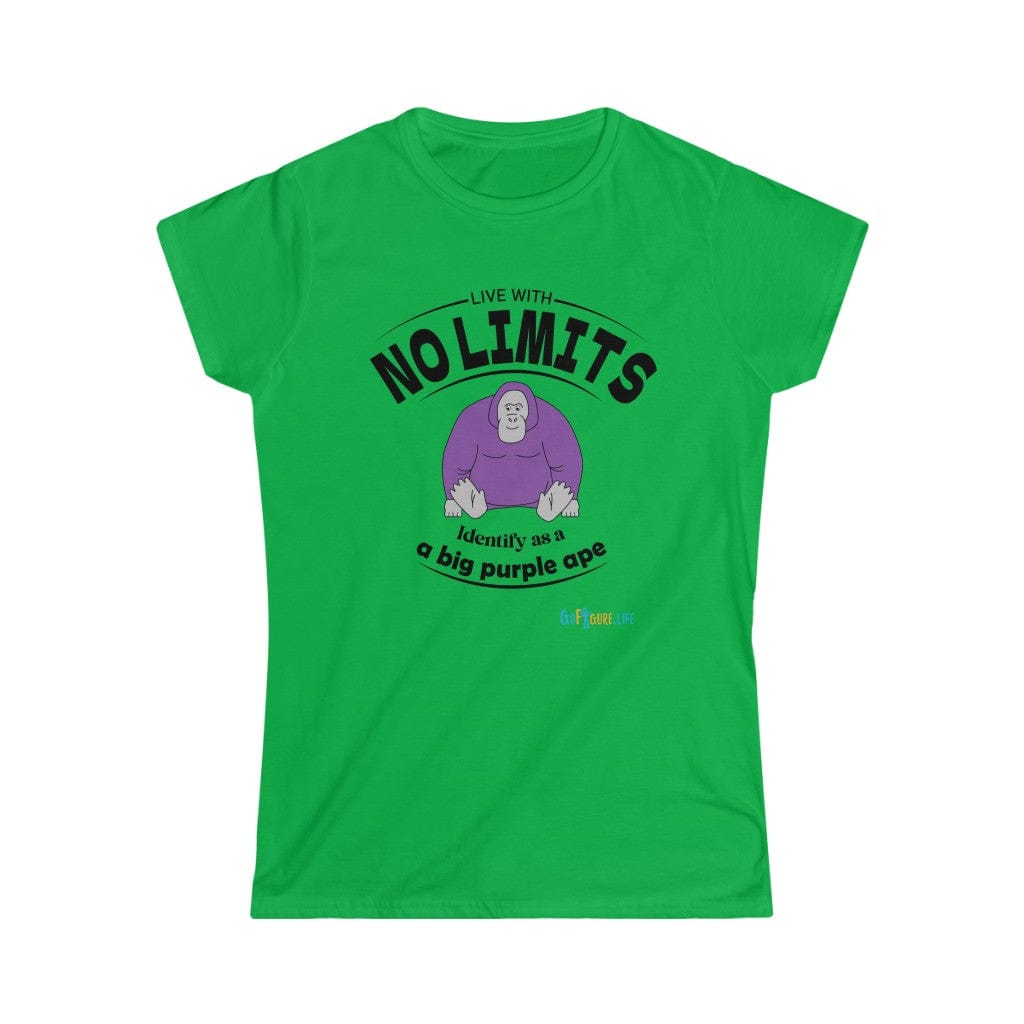 Printify T-Shirt Irish Green / S Women's - Identify as a Purple Ape
