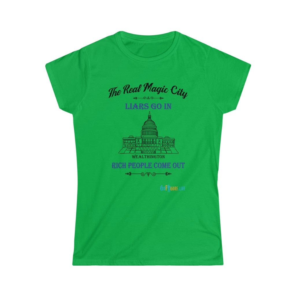 Printify T-Shirt Irish Green / S Women's - The Real Magic City
