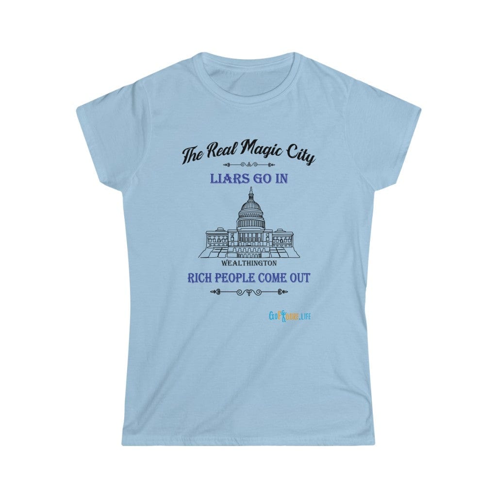 Printify T-Shirt Light Blue / S Women's - The Real Magic City