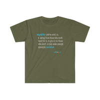 Thumbnail for Printify T-Shirt Military Green / S Equity Defined