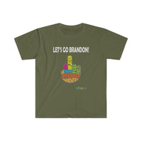 Thumbnail for Printify T-Shirt Military Green / S Let’s go Brandon!