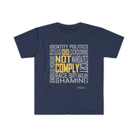 Thumbnail for Printify T-Shirt Navy / S Do Not Comply