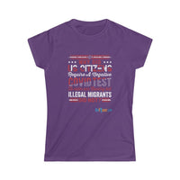 Thumbnail for Printify T-Shirt Purple / S Women's - COVID Hypocrites