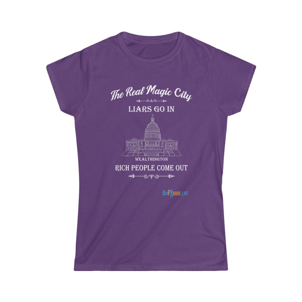 Printify T-Shirt Purple / S Women's - The Real Magic City