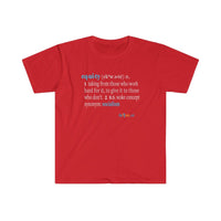 Thumbnail for Printify T-Shirt Red / S Equity Defined