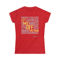Thumbnail for Printify T-Shirt Red / S Women's - Let Me Off This Train