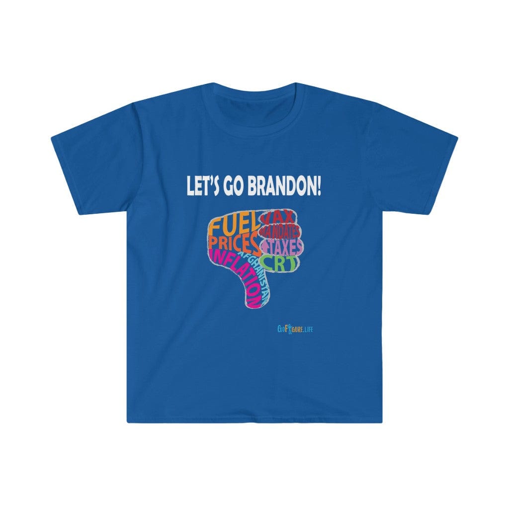 Printify T-Shirt Royal / S Brandon Thumbs Down