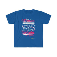 Thumbnail for Printify T-Shirt Royal / S I am a Woman - fancy