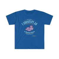 Thumbnail for Printify T-Shirt Royal / S Identify as a flying Hippo!