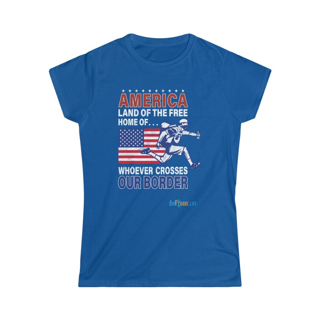 Printify T-Shirt Royal / S Women's - Land of the Free