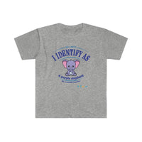 Thumbnail for Printify T-Shirt Sport Grey / S Identify as a Purple Elephant!