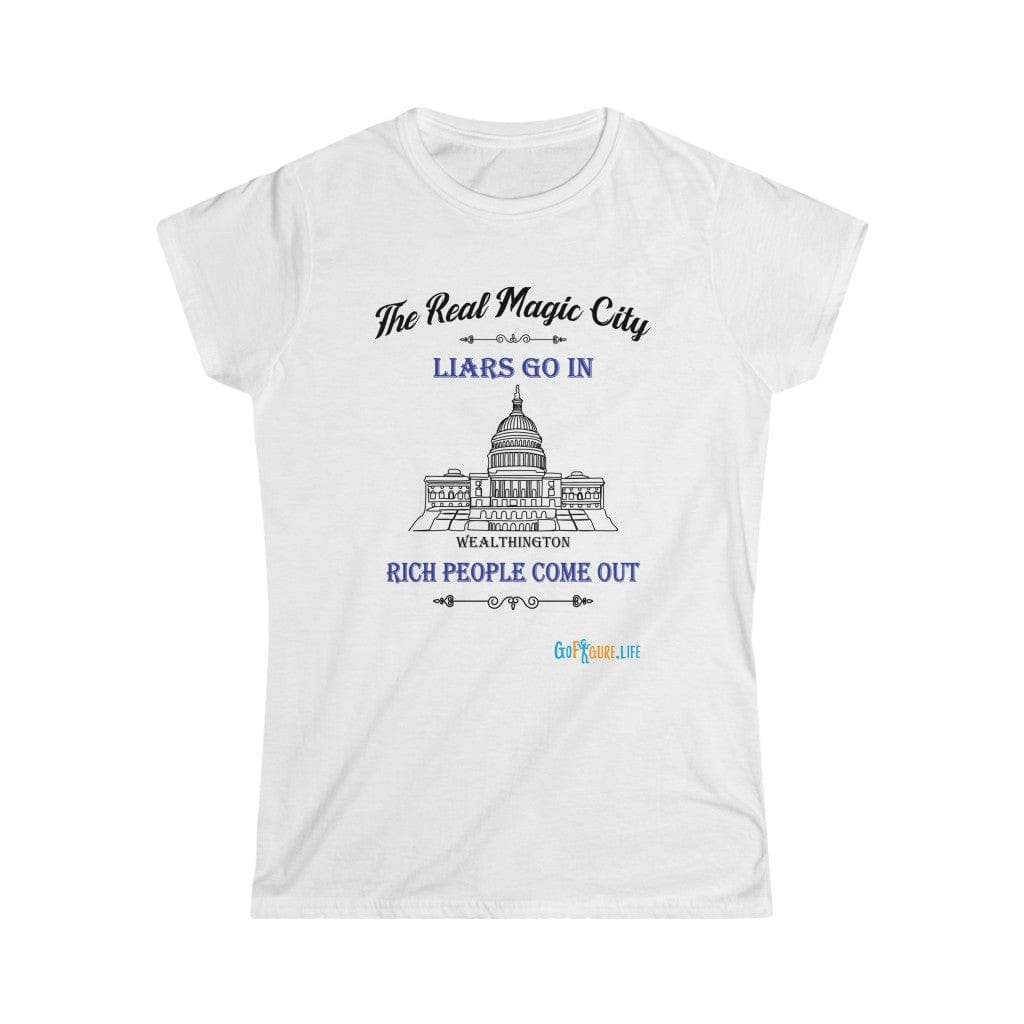 Printify T-Shirt White / L Women's - The Real Magic City