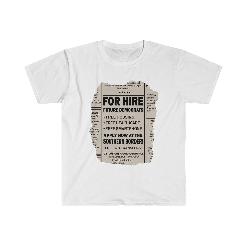 Printify T-Shirt White / S Democrats for Hire
