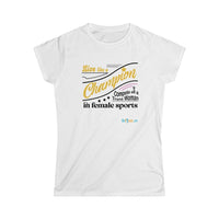 Thumbnail for Printify T-Shirt White / S Women's - Live like a Champion