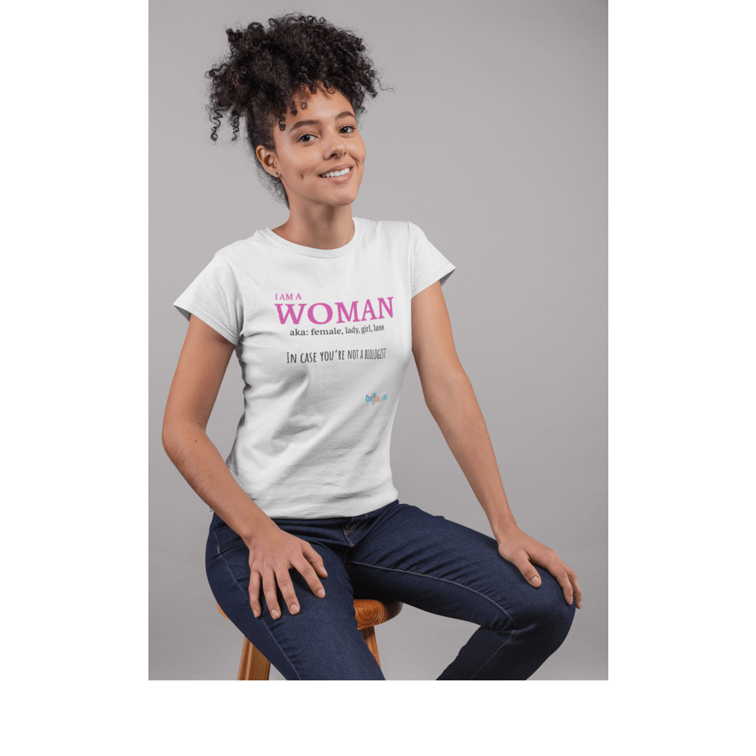 Printify T-Shirt Women's - I am a Woman - simple