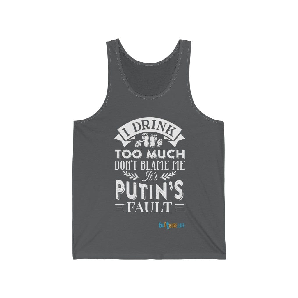 Printify Tank Top XS / Asphalt Putin's Fault