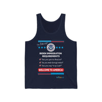 Thumbnail for Printify Tank Top XS / Navy Immigration Requirements