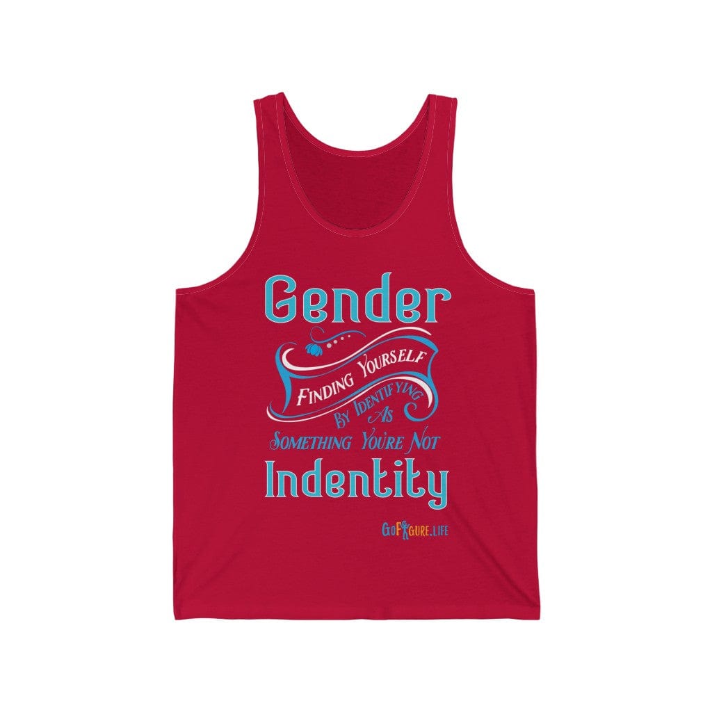 Printify Tank Top XS / Red Find Yourself
