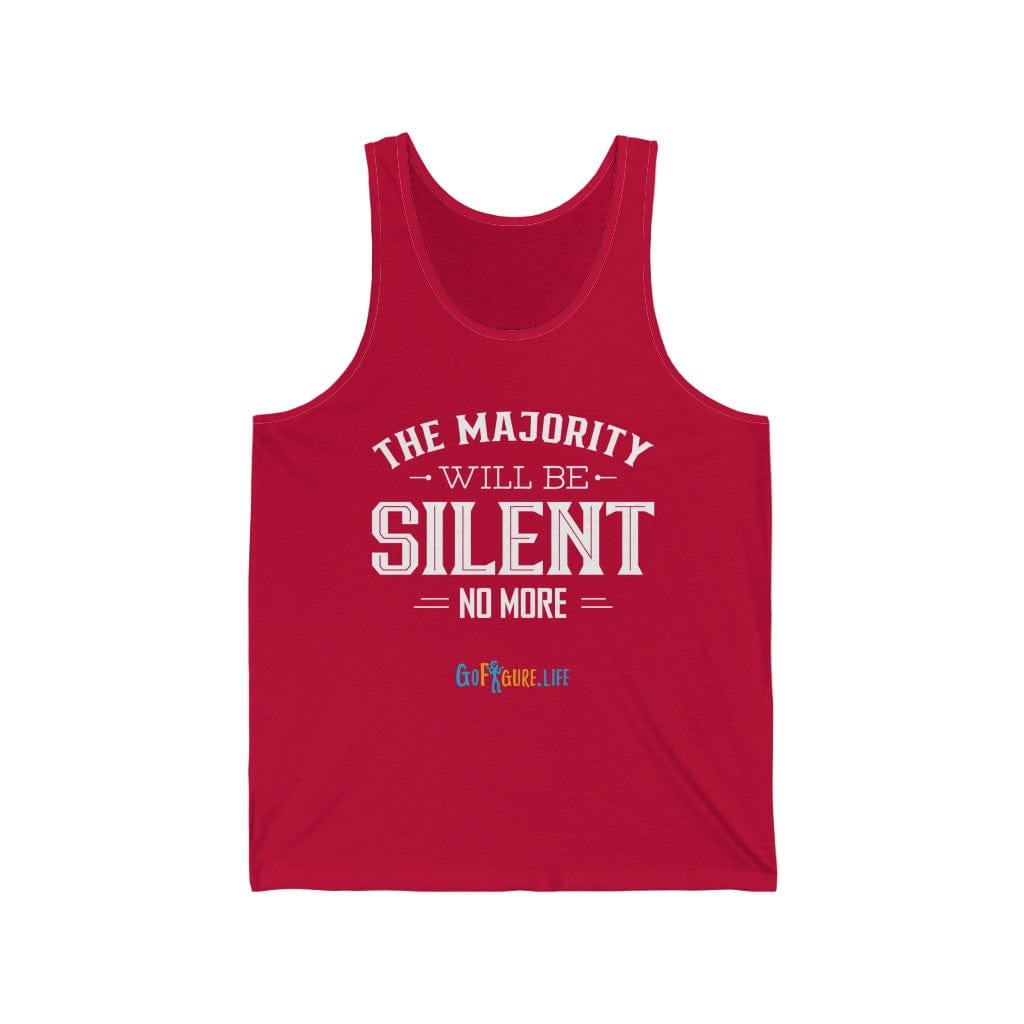 Printify Tank Top XS / Red Silent No More