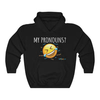 Thumbnail for Printify Hoodie Black / S Pronouns are Funny