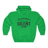Thumbnail for Printify Hoodie Irish Green / S Silent No More