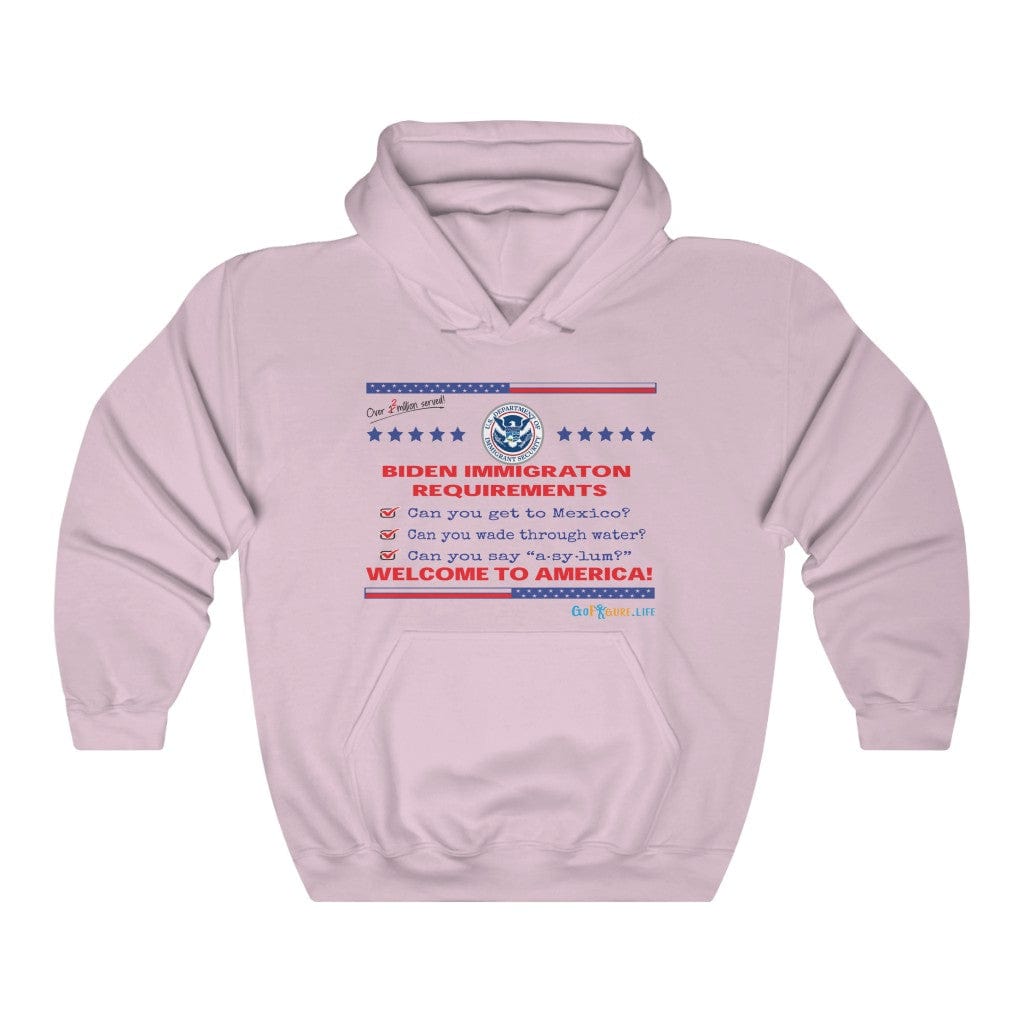 Printify Hoodie Light Pink / S Immigration Requirements