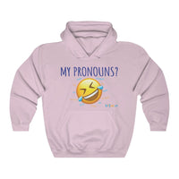 Thumbnail for Printify Hoodie Light Pink / S Pronouns are Funny
