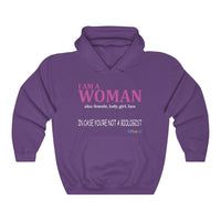 Thumbnail for Printify Hoodie Purple / S I am a Woman - simple