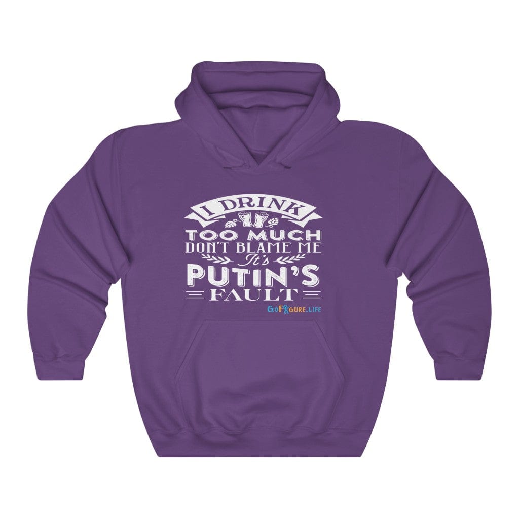 Printify Hoodie Purple / S Putin's Fault