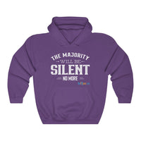 Thumbnail for Printify Hoodie Purple / S Silent No More