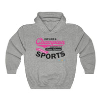 Thumbnail for Printify Hoodie Sport Grey / S Live Like a Champion 2