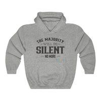 Thumbnail for Printify Hoodie Sport Grey / S Silent No More