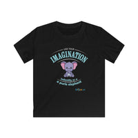 Thumbnail for Printify Kids clothes XS / Black Identify as a purple elephant