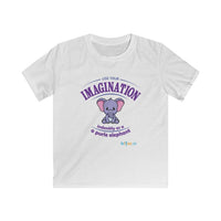 Thumbnail for Printify Kids clothes XS / White Identify as a purple elephant