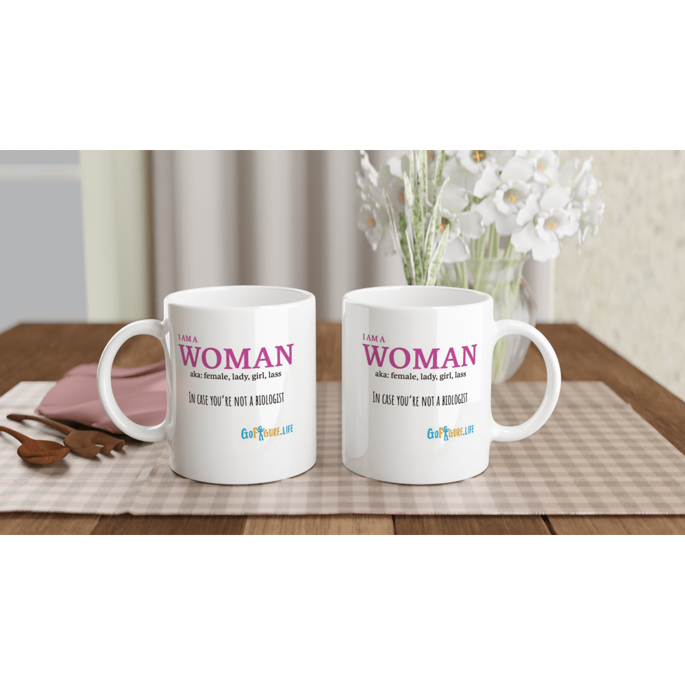 Gelato Mugs White 11oz Ceramic Mug I am a Woman - simple Mug