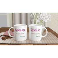 Thumbnail for Gelato Mugs White 11oz Ceramic Mug I am a Woman - simple Mug