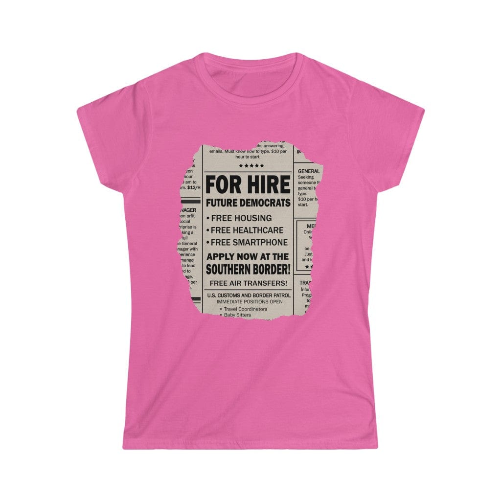 Printify T-Shirt Azalea / S Women's - Democrats for Hire