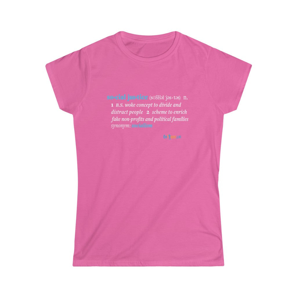 Printify T-Shirt Azalea / S Women's - Social Justice