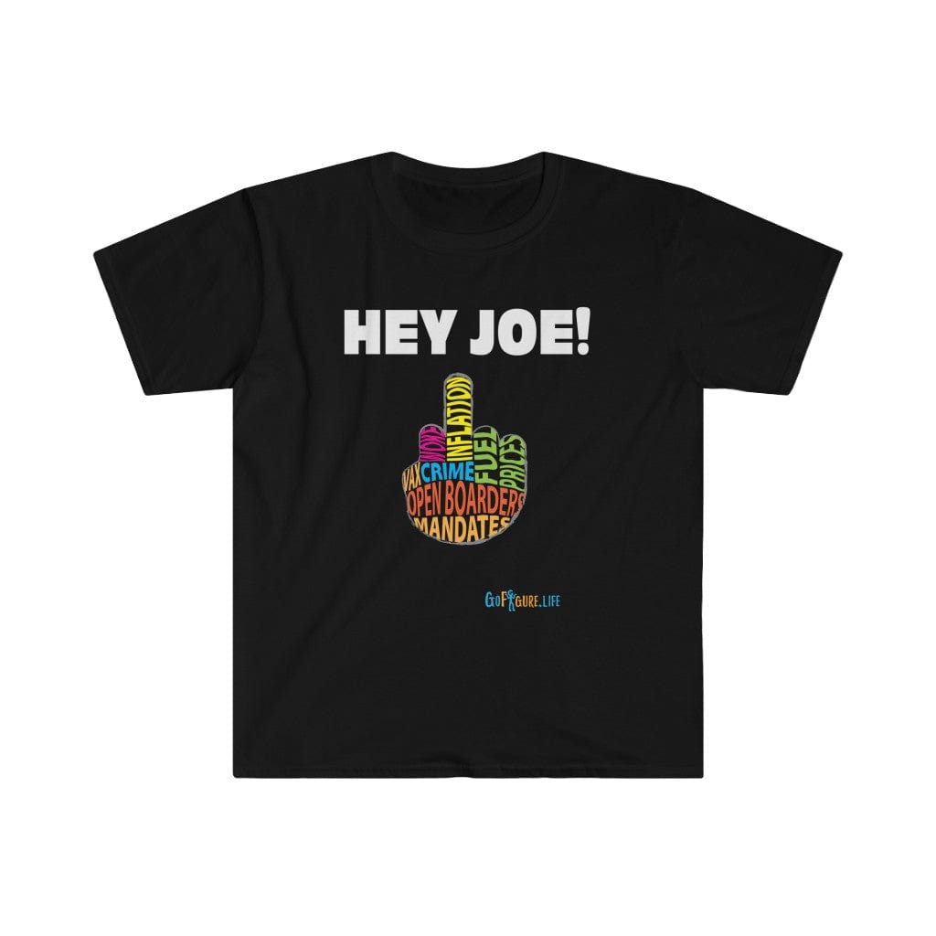 Printify T-Shirt Black / L Hey Joe Middle Finger